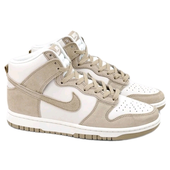 Nike Other - Nike Dunk Hi Retro PRM "Tan Suede" sneakers US Men's Size 10